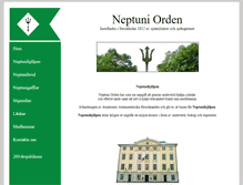 Tablet Screenshot of neptuniorden.se